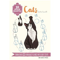 SP 10 STEP DRAWING CATS Book